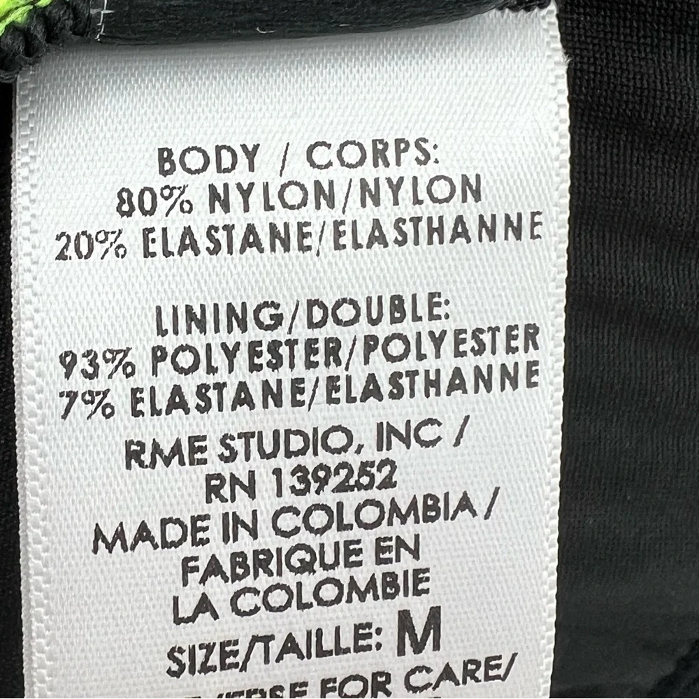 Peixoto NWT Zoni Embroidered Trim Bikini Bottoms in Black Kiwi size Medium